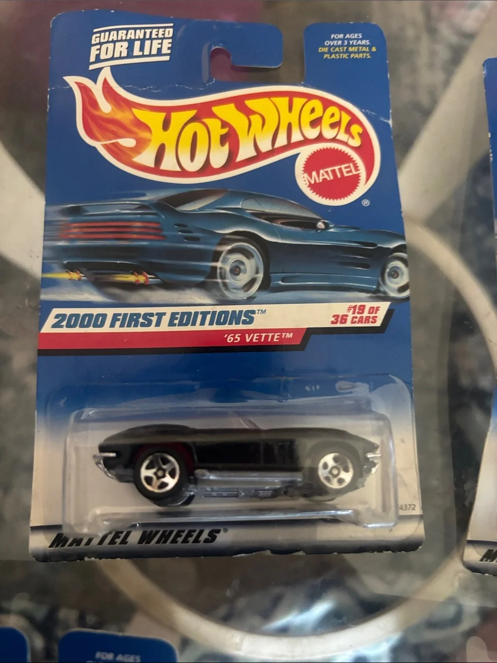 Five vintage hot wheels cars. Year 2000